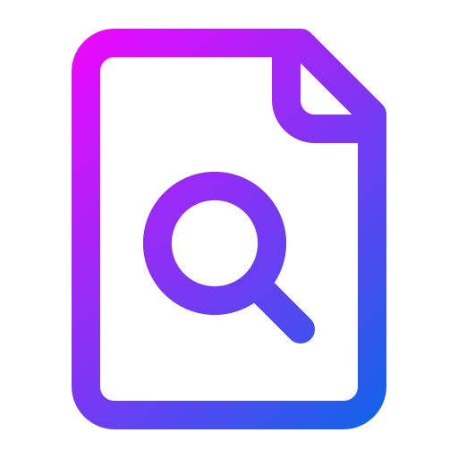 Search Generic Gradient icon