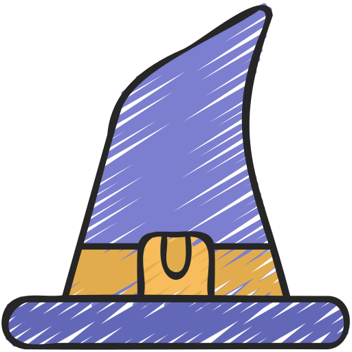 sombrero de bruja Juicy Fish Sketchy icono