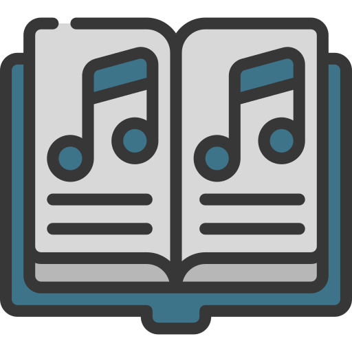 Music book Juicy Fish Soft-fill icon
