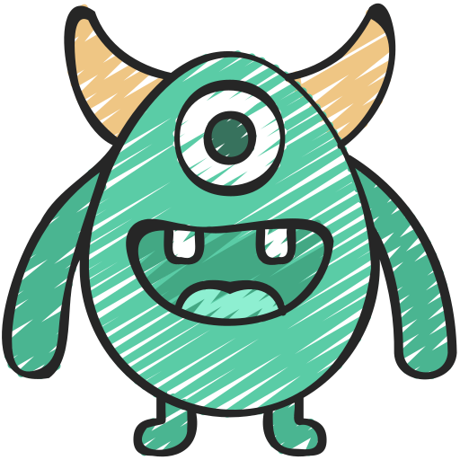 monstruo Juicy Fish Sketchy icono