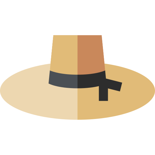 hoed Basic Straight Flat icoon