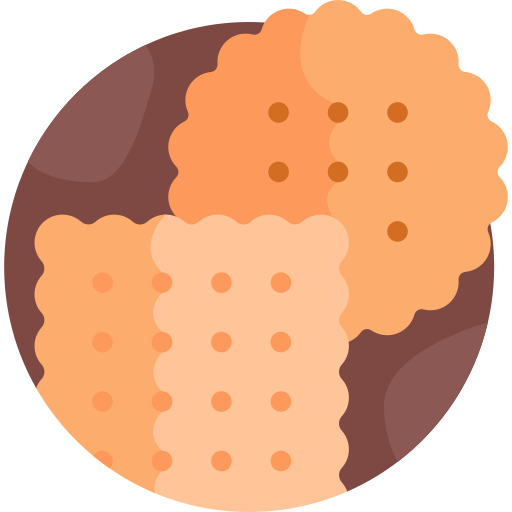 biscoito Detailed Flat Circular Flat Ícone