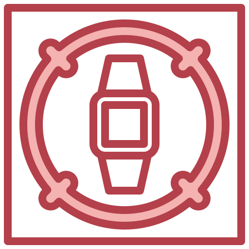 Smartwatch Surang Red icon