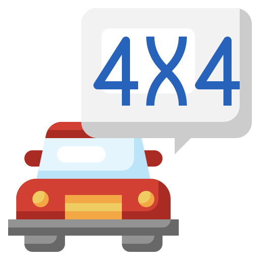 4x4 Surang Flat ikona