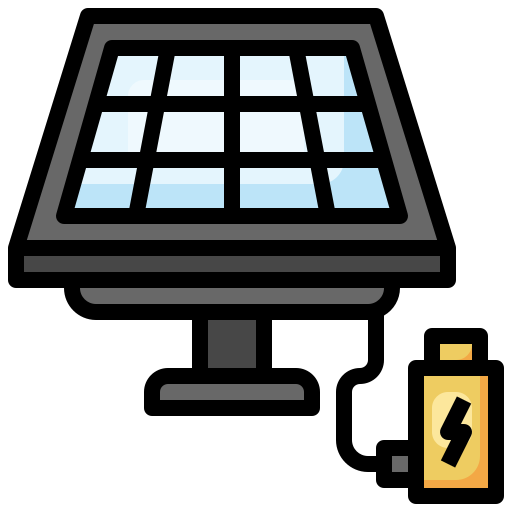 충전 중 Surang Lineal Color icon