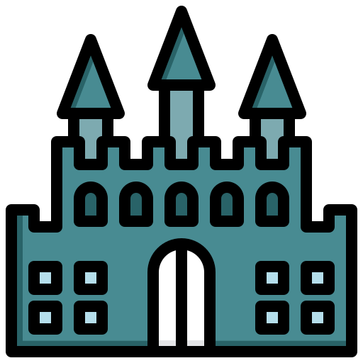 castillo Surang Lineal Color icono