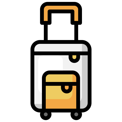 Suitcase Surang Lineal Color icon