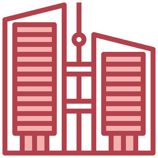 Skyscraper Surang Red icon