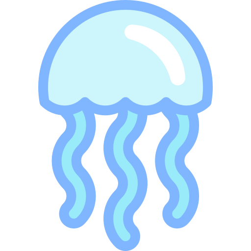 Медуза Detailed color Lineal color иконка