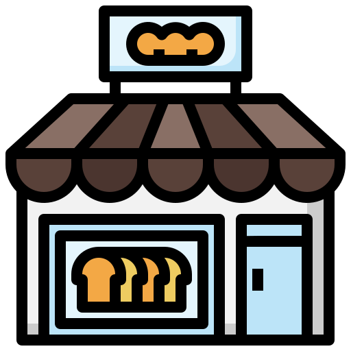 Bakery shop Surang Lineal Color icon