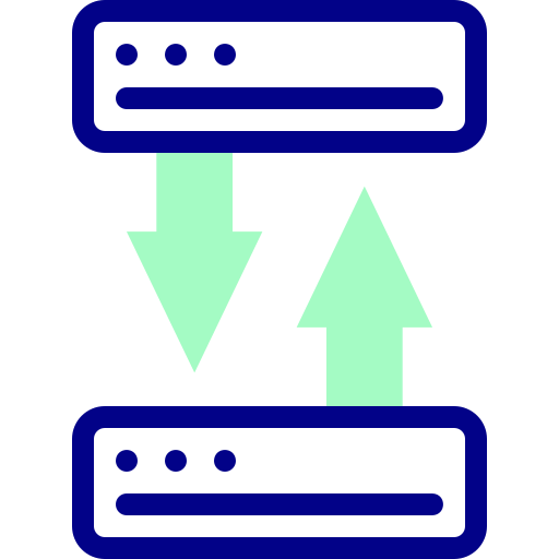 연결 Detailed Mixed Lineal color icon