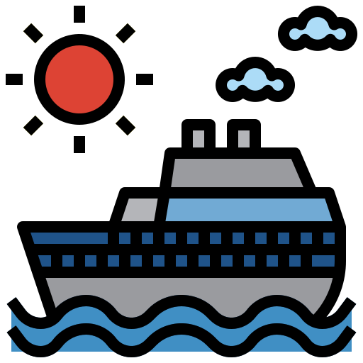Морское путешествие Surang Lineal Color иконка