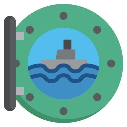 Porthole Surang Flat icon