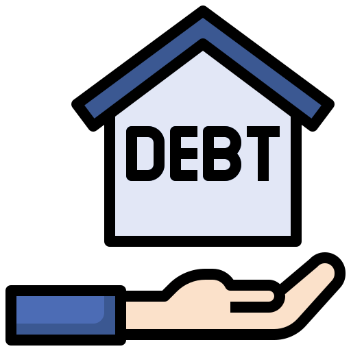 Debt Surang Lineal Color icon