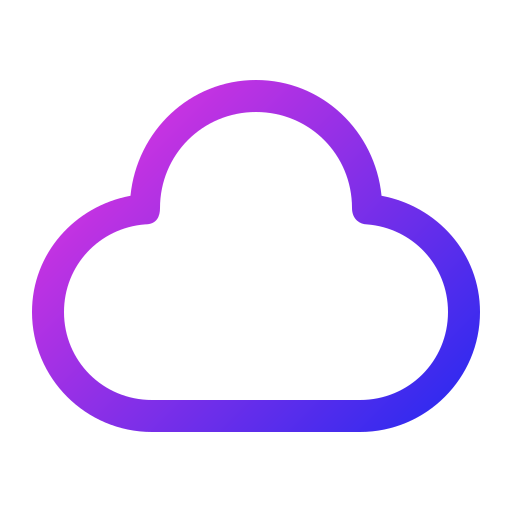 nube Generic Gradient icono