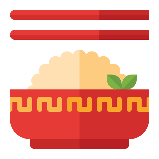 miska ryżu Generic Flat ikona