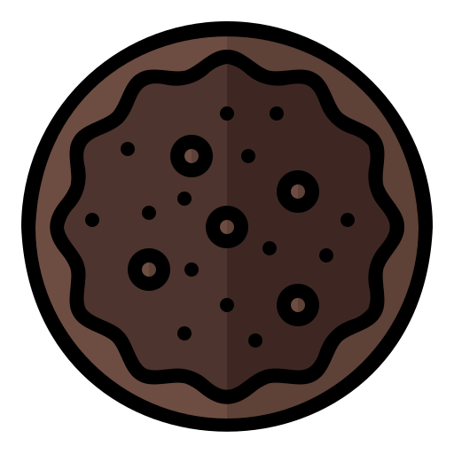 Cookie cake Generic Outline Color icon