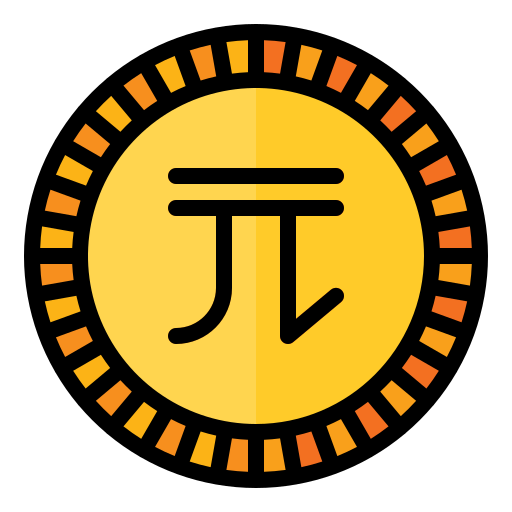 New taiwan dollar Generic Outline Color icon