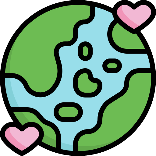 planet erde Generic Outline Color icon