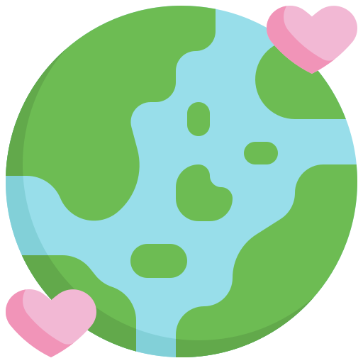 planeet aarde Generic Flat icoon