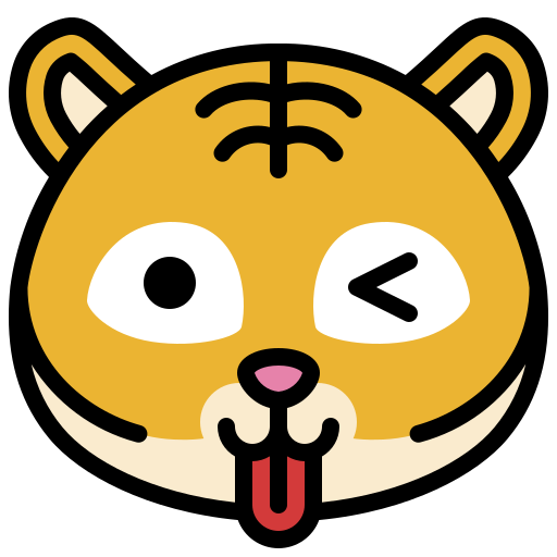 Tongue out Generic Outline Color icon