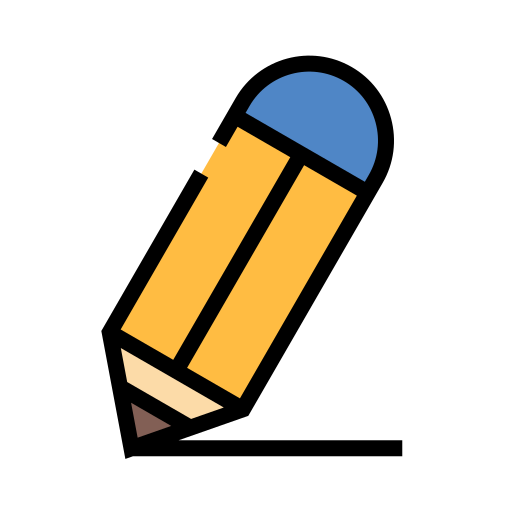 연필 Generic Outline Color icon