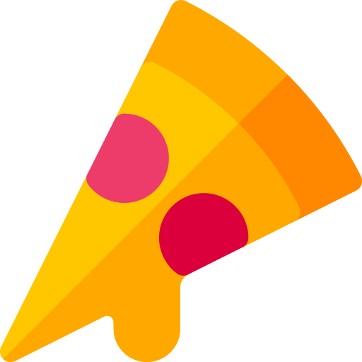 pizza Basic Rounded Flat icoon