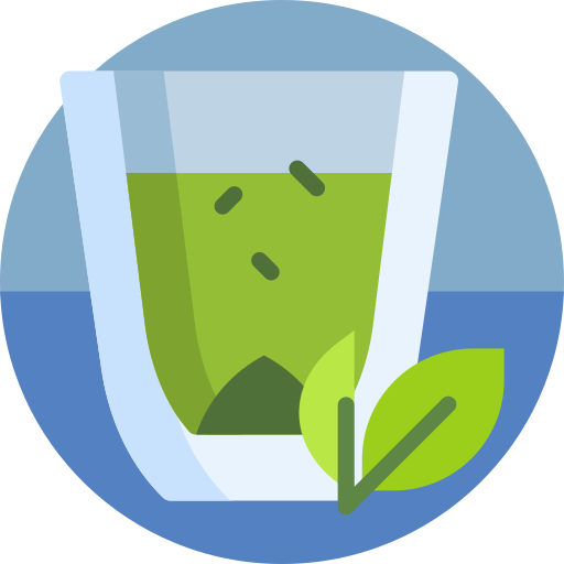 Green tea Detailed Flat Circular Flat icon