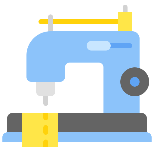 máquina de costura Generic Flat Ícone