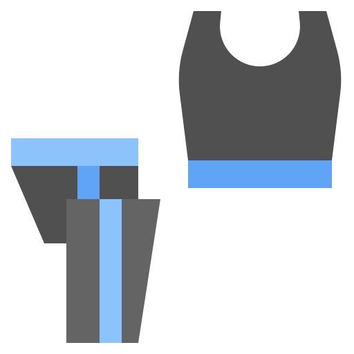 ropa deportiva Generic Flat icono