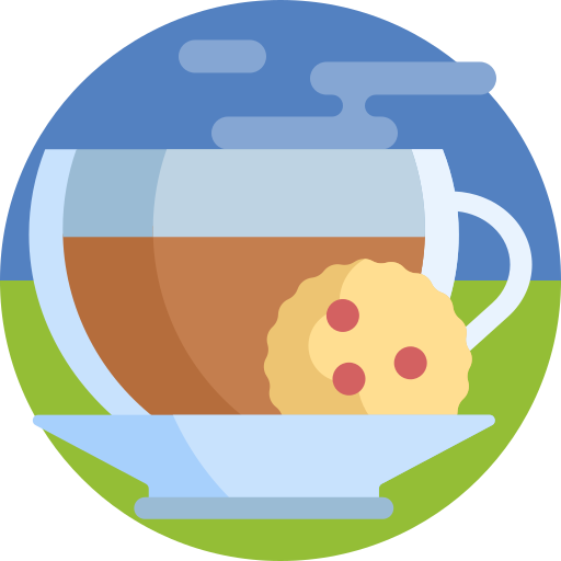 お茶 Detailed Flat Circular Flat icon