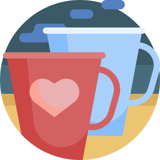 Tea cup Detailed Flat Circular Flat icon