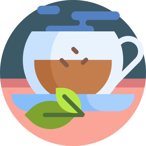 Tea cup Detailed Flat Circular Flat icon