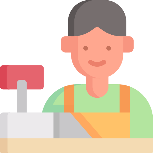 Cashier Special Flat icon