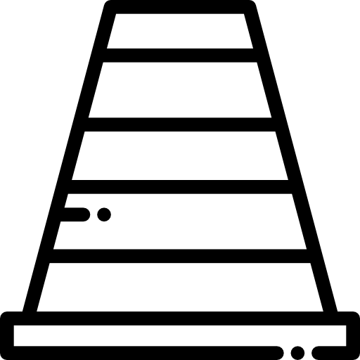 stożek Detailed Rounded Lineal ikona