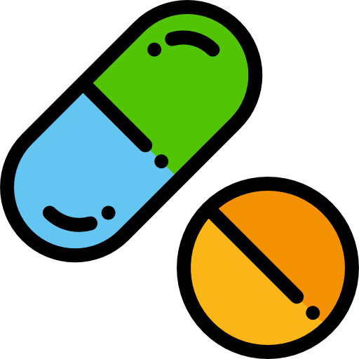 Drugs Detailed Rounded Lineal color icon