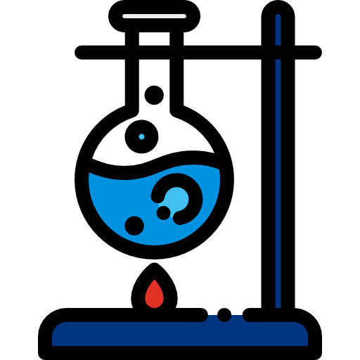 chemie Detailed Rounded Lineal color icon