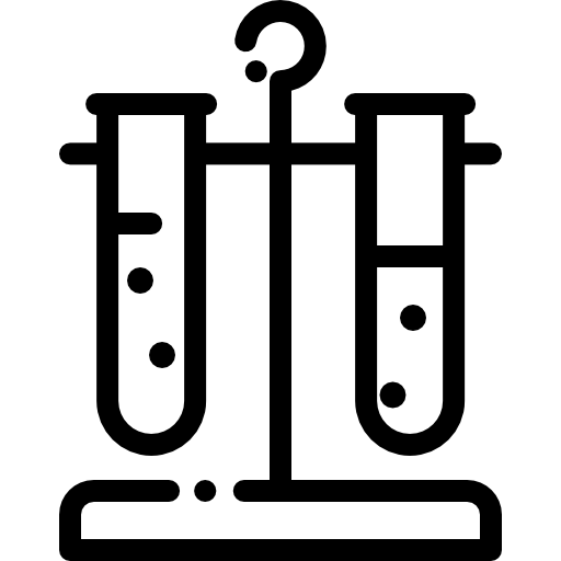 probówka Detailed Rounded Lineal ikona