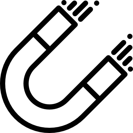 자석 Detailed Rounded Lineal icon