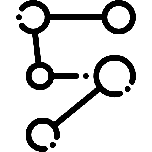 分子 Detailed Rounded Lineal icon