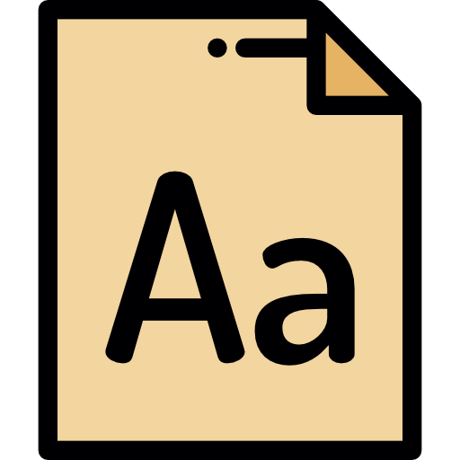 file Detailed Rounded Lineal color icona