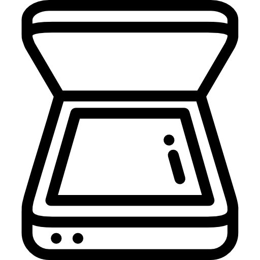 scanner Detailed Rounded Lineal icona