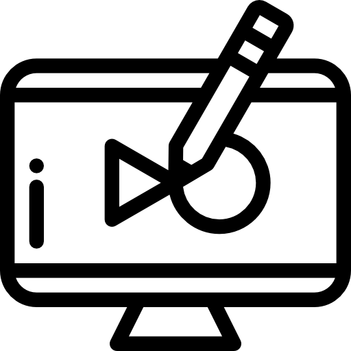 モニター Detailed Rounded Lineal icon
