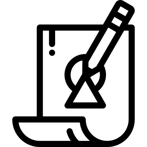 スケッチ Detailed Rounded Lineal icon