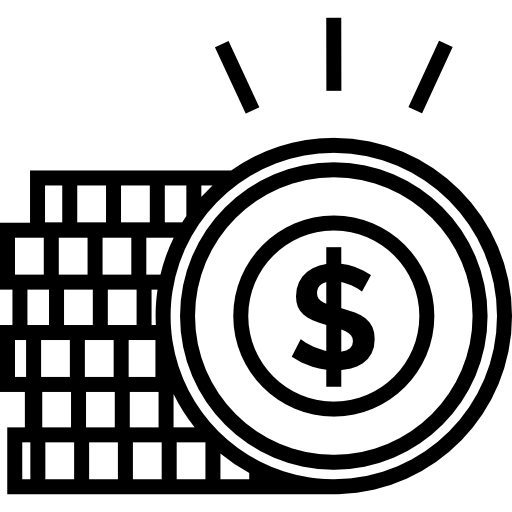 코인 Detailed Straight Lineal icon