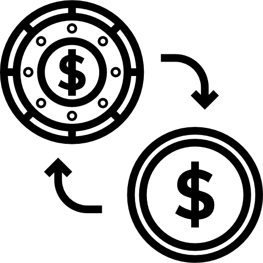 交換 Detailed Straight Lineal icon