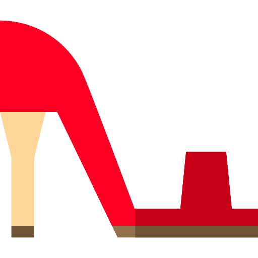 chaussure Basic Straight Flat Icône