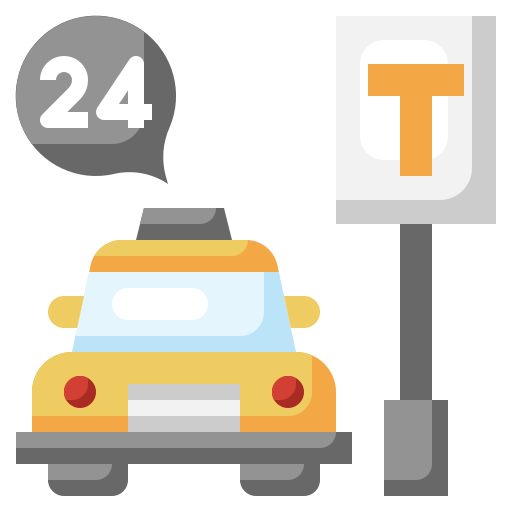 taxi Surang Flat ikona