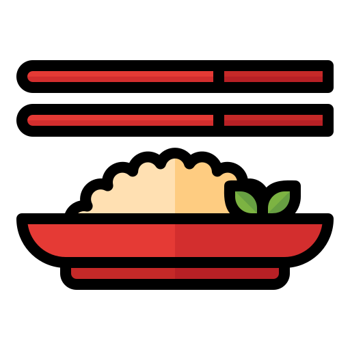 arroz frito Generic Outline Color icono