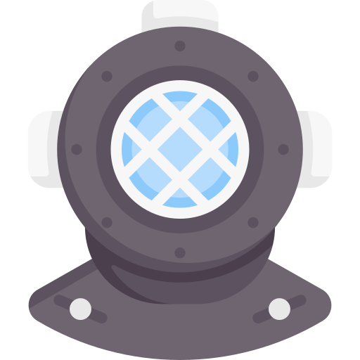 Diving helmet Special Flat icon